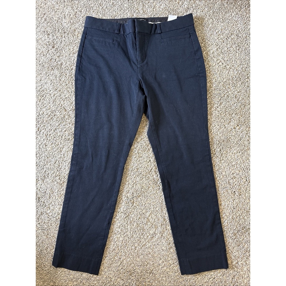 Banana‎ Republic Women's Sloan Curvy Fit Ankle Pants Mid Rise Black Size 6